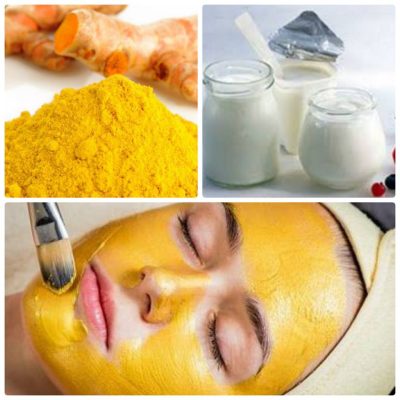 Mặt nạ nghệ và sữa chua